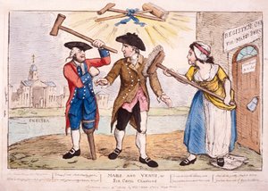 „Mars és Vénusz, avagy Sir Cecil megfenyítve”, 1784