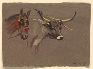Rajz, Tanulmányok Olaszországból, 1872-73 alkotó: Samuel Colman