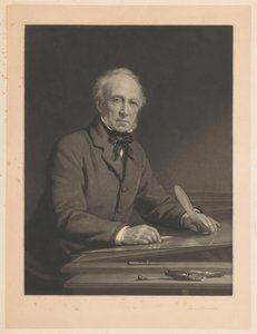 Samuel Cousins ​​portréja nyomtatványon dolgozik alkotó: Samuel Cousins (signed by artist)