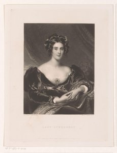 Sarah Garay Lyndhurst portréja Lady Lyndhurst (cím a tárgyon)