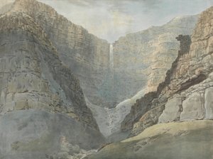 Sziklás-szurdok vízeséssel alkotó: Samuel Davis