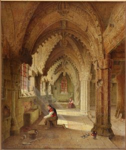 Rosslyn-kápolna, 1852 körül alkotó: Samuel Dukinfield Swarbreck