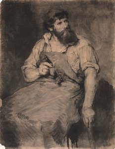 Smithy, tanulmány az ítélethez, 1883 körül. alkotó: Samuel H. Crone