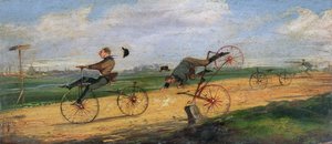 A Lallement Velocipedes közötti verseny, 1869