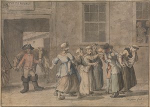 Elindulás egy francia In: Illusztráció Sterne szentimentális utazásához
