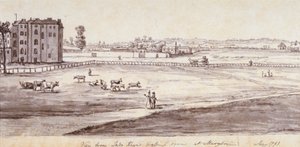 Kilátás Lady Kaye Marylebone-i öltözőjéből, 1793