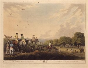 The Return from Hog-Hunting, a "Kelet Field Sports", kocsma. írta: Edward Orme