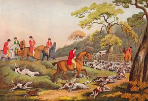 Going To Cover, c1810, 1922 alkotó: Samuel Howitt