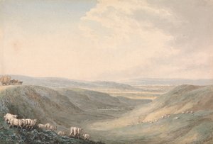Völgyi táj juhokkal alkotó: Samuel Howitt