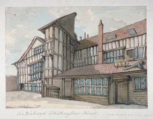 Sir Richard Whittington háza, Milton Street, London City, 1800