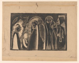 Fantasie (eredeti cím a tárgyon) alkotó: Samuel Jessurun de Mesquita (signed by artist)