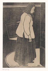 Nő doboz vagy kosár alkotó: Samuel Jessurun de Mesquita (signed by artist)