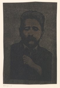 Önarckép (árnyékolással) alkotó: Samuel Jessurun de Mesquita (signed by artist)