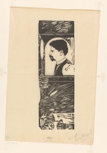 Önarckép alkotó: Samuel Jessurun de Mesquita (signed by artist)