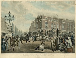 Elefánt és kastély, Newington, London, 1826