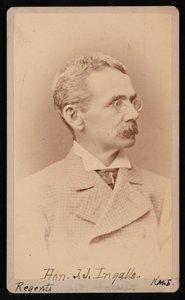 John James Ingalls portréja 1833-1900, 1876-1880 között.