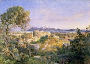 Kilátás az ókori Rómára, 1838 alkotó: Samuel Palmer