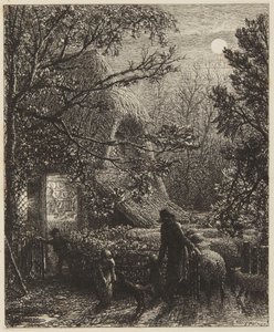 Karácsony, avagy az utolsó juh beterelése alkotó: Samuel Palmer