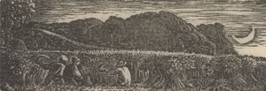 Szüret a félhold alatt alkotó: Samuel Palmer