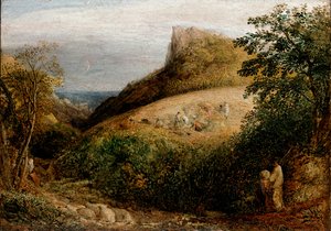 Lelkészi jelenet, 1833-1835 alkotó: Samuel Palmer