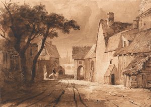 Régi épületek tanulmányozása alkotó: Samuel Palmer
