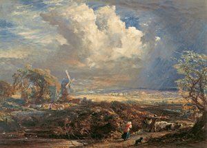 Nyári vihar a Sussex -i Pulborough közelében alkotó: Samuel Palmer