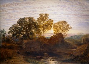 A vízimalom, 1848-1849 alkotó: Samuel Palmer