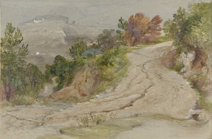 Út egy olasz hegyi tájon alkotó: Samuel Palmer