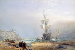 Egy ködös reggel Devon partján, 1853