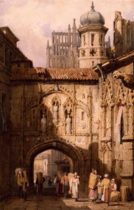 Egy nürnbergi kilátás Samuel Prout tollából alkotó: Samuel Prout