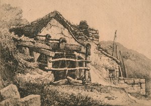 Tintagelnél, 1816 alkotó: Samuel Prout