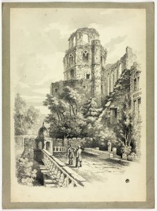 Heidelbergi kastély alkotó: Samuel Prout