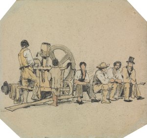 Mechanikus daráló figurákkal alkotó: Samuel Prout