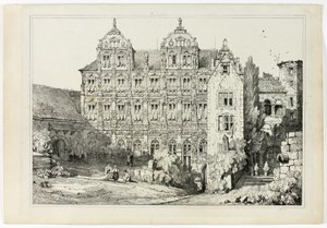 A heidelbergi kastély része alkotó: Samuel Prout
