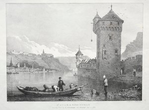 St. Goar és Rheinfels alkotó: Samuel Prout