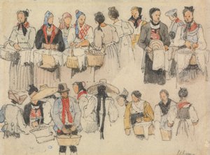 Alaktanulmány Ulmban alkotó: Samuel Prout