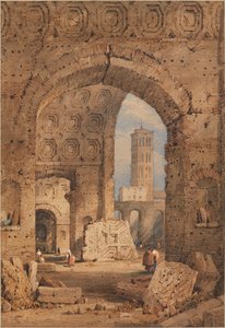 A béke temploma, Forum Romanum alkotó: Samuel Prout