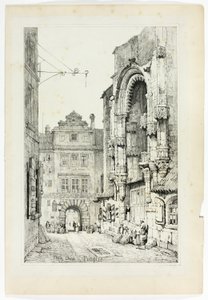 Thein templom, Prága alkotó: Samuel Prout
