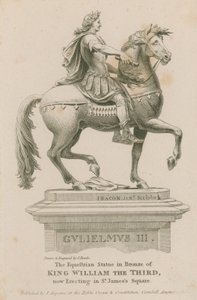 III. Vilmos király lovas szobra alkotó: Samuel Rawle