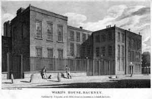 Wards House, Hackney, London, 1805. alkotó: Samuel Rawle