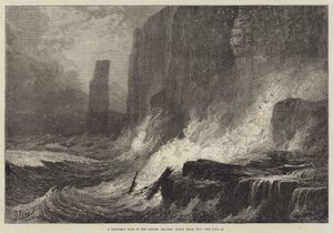 Westerly Gale az Orkney-szigeteken, Roray Head, Hoy alkotó: Samuel Read
