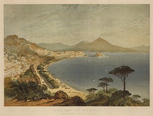 A Nápolyi-öböl (chromolitho)