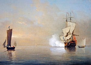 The Morning Gun (olaj, vászon)