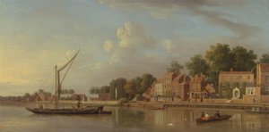 A Temze Twickenhamben alkotó: Samuel Scott