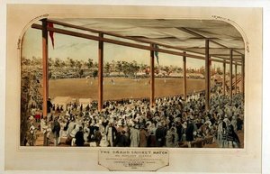 A Grand Cricket Match: All England Eleven kontra New South Wales huszonkettője
