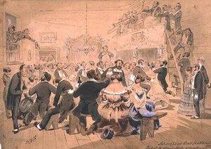 Az első előfizetési bál, Ballarat, Victoria