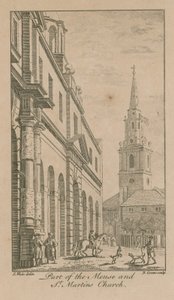 A Meuse és a Szent Márton templom része alkotó: Samuel Wale