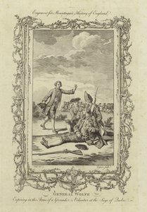 James Wolfe tábornok halála alkotó: Samuel Wale