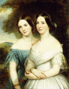 Két nővér portréja, 1856