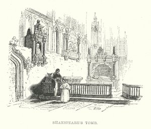 Shakspeare sírja (metszet)
